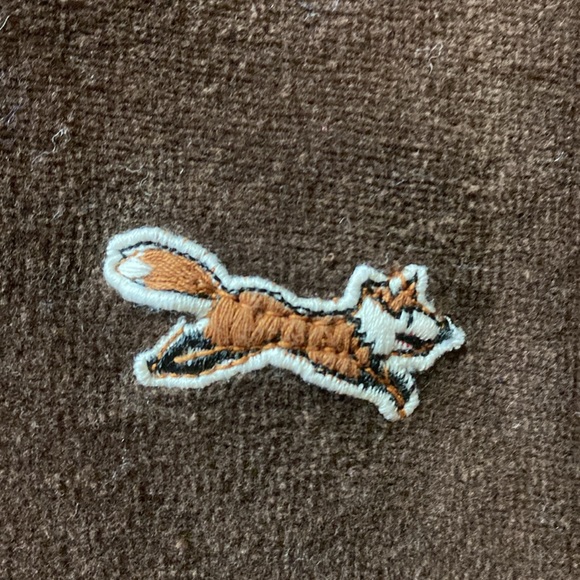 80s The Fox Velour Shirt XL Vintage JCPenney - Picture 3 of 4